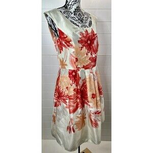 Vintage Jessica Howard Rockabilly Fairy Glam Large Floral/Tea Party Dress 12
